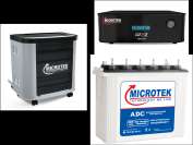 Microtek UPS LUXE SW 1200 with Microtek Dura Strong MTK2003624TT 200Ah +Trolley